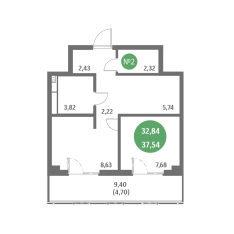 Купить квартиру в ЖК Стрижи в Приморском крае. Вариант № 10291240, 0, площадь -  квм, цена 7657000 рублей