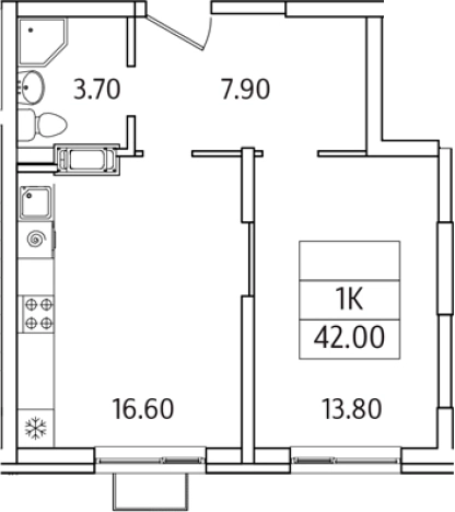 Купить квартиру в ЖК Видный Берег 2.0 в Московской области. Вариант № 129317, 0, площадь -  квм, цена 6302347 рублей