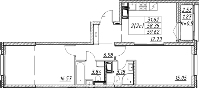Купить квартиру в новостройках в ЖК Цивилизация на Неве в Санкт-Петербурге. Вариант № 7849655, 0, площадь -  квм, цена 18201509 рублей