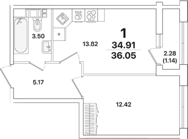 Купить двухкомнатную квартиру в новостройках у метро Академическая в Санкт-Петербурге. Вариант № 8927582, 0, площадь - квм, цена 9447503 рублей