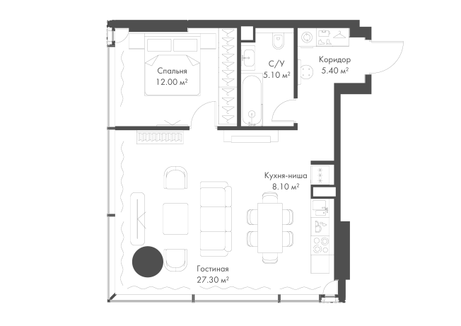 Купить квартиру на улице Ленинградский проспект в Москве. Вариант № 10230400, 0, площадь -  квм, цена 56093520 рублей