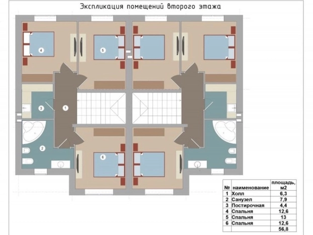 . Вариант № 47413, 3, площадь - 132 квм, цена 8696800 рублей