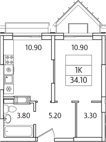 Купить квартиру в ЖК Видный Берег 2.0 в Московской области. Вариант № 129299, 0, площадь -  квм, цена 5826285 рублей