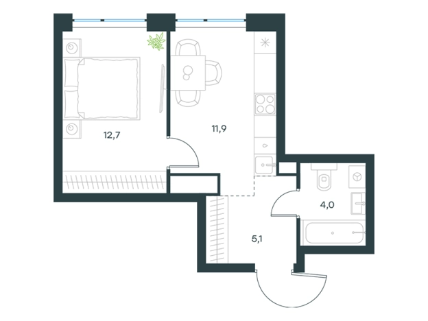 Купить квартиру в новостройках у метро Мичуринский проспект в Москве. Вариант № 1066299, 0, площадь -  квм, цена 31384188 рублей