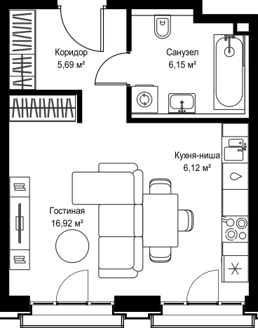 Купить Студию в районе Западное Дегунино в Москве. Вариант № 6676849, 0, площадь -  квм, цена 23160320 рублей