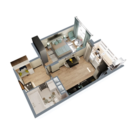 Купить квартиру в новостройках в Коврове. Вариант № 6848752, 4, площадь -  квм, цена 4094025 рублей