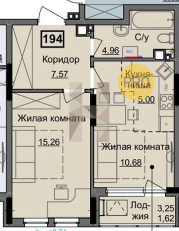 Купить однокомнатную квартиру в новостройках на улице Парковая в Ижевске. Вариант № 73726, 0, площадь - квм, цена 3690000 рублей