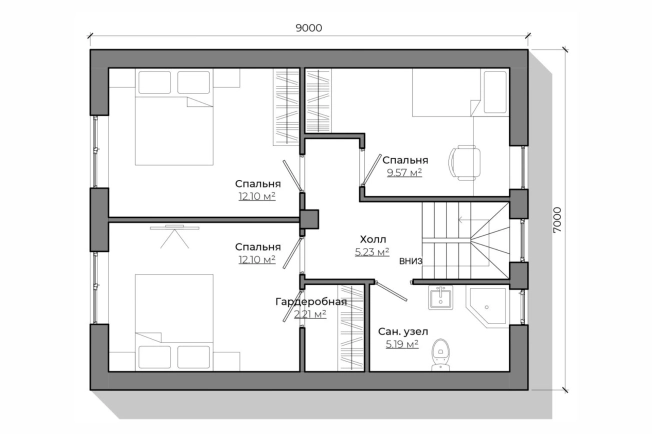 Купить дом в Судогде. Вариант № 20318, 3, площадь -  квм, цена 7750000 рублей