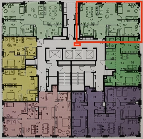 Купить квартиру в Москве. Вариант № 8531352, 21, площадь - квм, цена 40700000 рублей