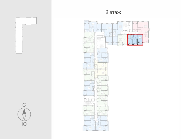 Купить двухкомнатную квартиру в новостройках в ЖК Квартал Новаторов в Владимире. Вариант № 130661, 2, площадь -  квм, цена 6409300 рублей