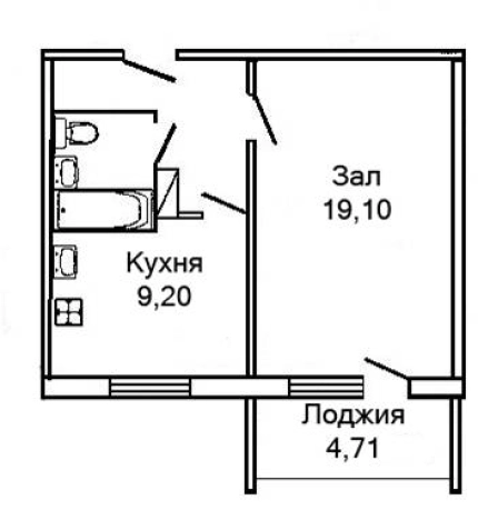 Купить однокомнатную квартиру на улице 3-й проезд Можайского в Пензе. Вариант № 7883185, 0, площадь -  квм, цена 3000000 рублей