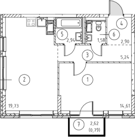 Купить двухкомнатную квартиру в новостройках в ЖК Новое Колпино в Санкт-Петербурге. Вариант № 7203461, 0, площадь -  квм, цена 9151686 рублей