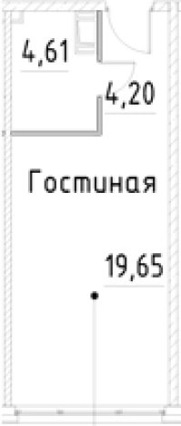 Купить Студию на улице проспект Большевиков в Санкт-Петербурге. Вариант № 7596928, 0, площадь -  квм, цена 5844860 рублей