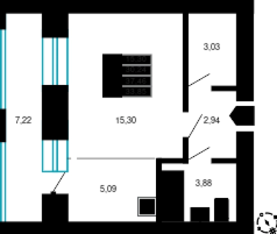 Купить Студию в ЖК Мечтатели, д. 8 в Чите. Вариант № 161344, 0, площадь -  квм, цена 6564786 рублей