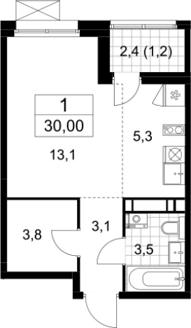 Купить квартиру у метро Потапово в Москве. Вариант № 96595, 0, площадь -  квм, цена 10433040 рублей