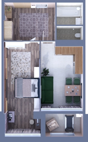 Купить квартиру в новостройках в Республике Татарстан (татарстан). Вариант № 141026, 2, площадь -  квм, цена 8650002 рублей