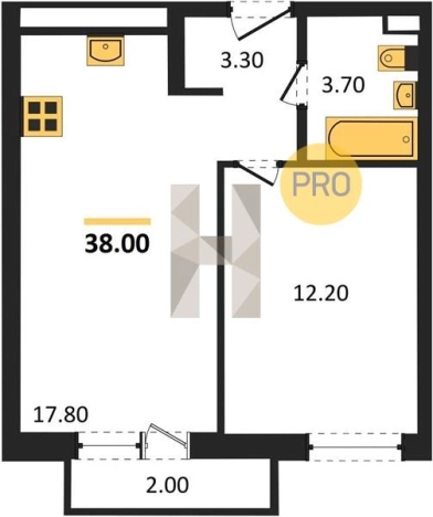 Купить однокомнатную квартиру в новостройках в ЖК Утро на Репина в Ижевске. Вариант № 70878, 0, площадь -  квм, цена 3434000 рублей
