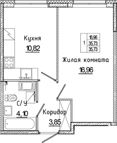 Купить квартиру в ЖК Аквилон Янино в Ленинградской области. Вариант № 6226522, 0, площадь -  квм, цена 5365382 рублей