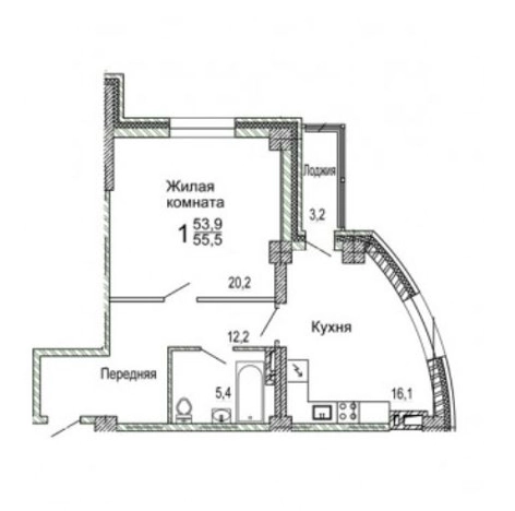 Купить квартиру в новостройках на улице Мандельштама в Приморском крае. Вариант № 9425949, 0, площадь -  квм, цена 5827500 рублей
