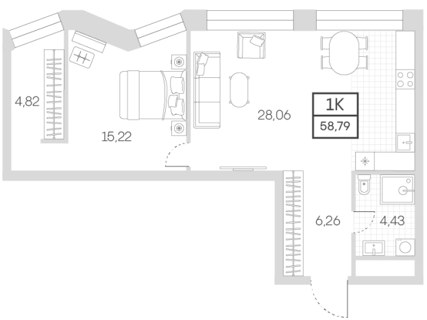 Купить квартиру у метро Тульская в Москве. Вариант № 78572, 0, площадь -  квм, цена 32334500 рублей