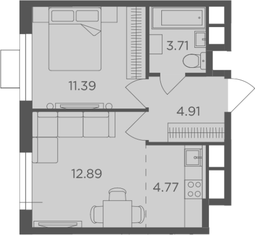 Купить двухкомнатную квартиру в Одинцове. Вариант № 123151, 0, площадь -  квм, цена 9170000 рублей