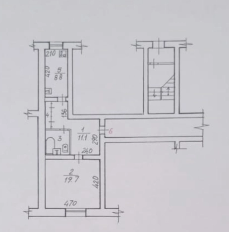 Купить однокомнатную квартиру в Новосибирске. Вариант № 9111341, 8, площадь -  квм, цена 4500000 рублей