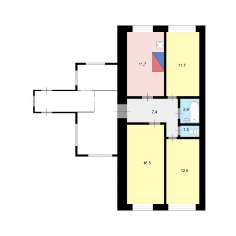 Купить дом на улице Южная в Амурской области. Вариант № 1290903, 0, площадь -  квм, цена 1800000 рублей