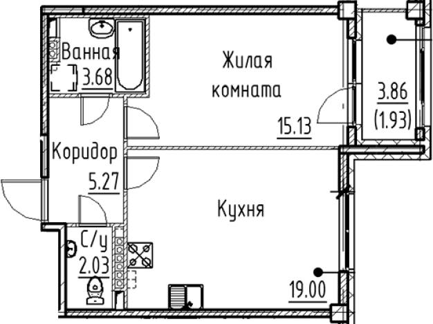 Купить двухкомнатную квартиру в новостройках в ЖК Кронфорт в Санкт-Петербурге. Вариант № 6830504, 0, площадь -  квм, цена 13814640 рублей