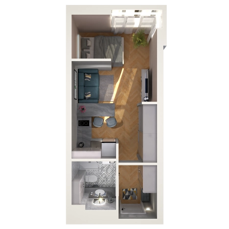 Купить Студию на вторичке в Алтайском крае. Вариант № 7647411, 0, площадь -  квм, цена 3970150 рублей