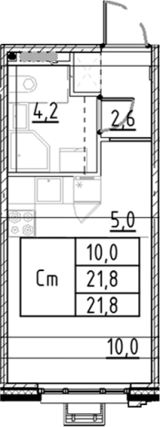 Купить квартиру в новостройках у метро Купчино в Санкт-Петербурге. Вариант № 7597446, 0, площадь -  квм, цена 5283426 рублей