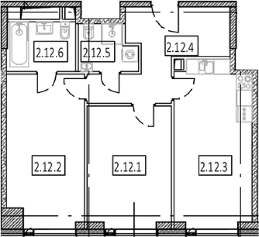 Купить квартиру в ЖК Мираполис в Москве. Вариант № 85187, 0, площадь - квм, цена 20685800 рублей