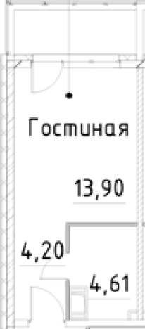 Купить Студию в новостройках на улице проспект Большевиков в Санкт-Петербурге. Вариант № 7596545, 0, площадь -  квм, цена 5272442 рублей
