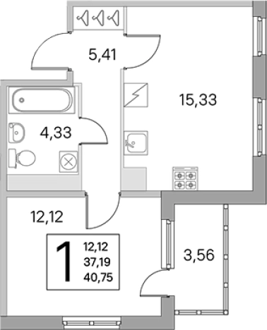 Купить двухкомнатную квартиру в ЖК ЮгТаун. Олимпийские кварталы в Санкт-Петербурге. Вариант № 7832256, 0, площадь -  квм, цена 8114858 рублей