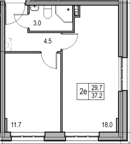 Купить двухкомнатную квартиру в новостройках у метро Крестовский остров в Санкт-Петербурге. Вариант № 328767, 0, площадь -  квм, цена 6572664 рублей