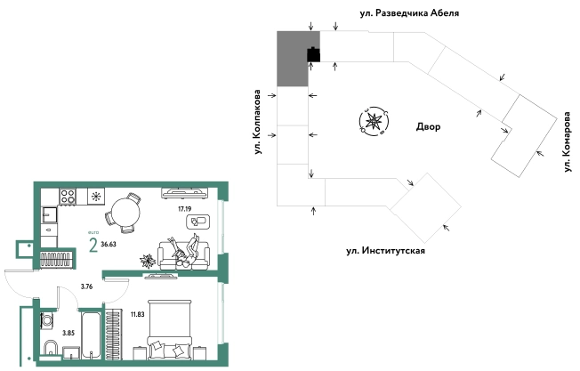 Купить квартиру в ЖК Страна.Парковая в Мытищах. Вариант № 10434532, 0, площадь -  квм, цена 15960000 рублей