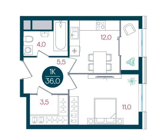 Купить квартиру в новостройках в ЖК Кантемировский в Москве. Вариант № 8948589, 0, площадь -  квм, цена 13270400 рублей