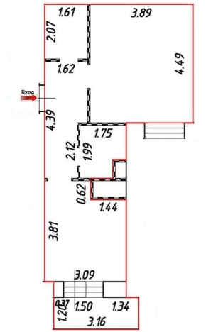 Купить однокомнатную квартиру на улице Юбилейный проспект в Реутове. Вариант № 4561, 6, площадь -  квм, цена 7100000 рублей