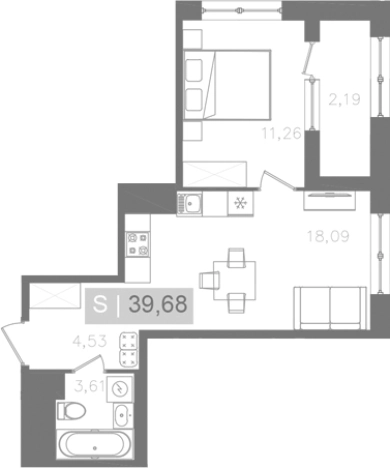 Купить двухкомнатную квартиру в новостройках в районе Московский в Санкт-Петербурге. Вариант № 7573616, 0, площадь -  квм, цена 14235554 рублей