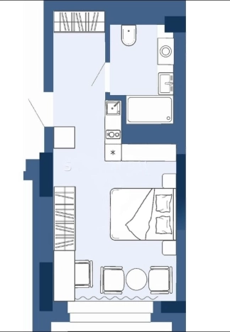 Купить Студию в новостройках в Новосибирской области. Вариант № 44513, 11, площадь -  квм, цена 4940000 рублей
