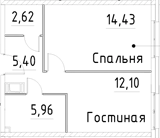 Купить однокомнатную квартиру у метро Улица Дыбенко в Санкт-Петербурге. Вариант № 9327447, 0, площадь -  квм, цена 7610939 рублей