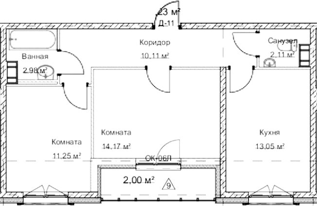 Купить двухкомнатную квартиру на улице Большой Смоленский проспект в Санкт-Петербурге. Вариант № 9105465, 0, площадь -  квм, цена 18575000 рублей