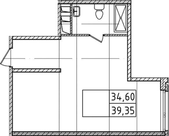 Купить Студию у метро Ладожская в Санкт-Петербурге. Вариант № 8993558, 0, площадь -  квм, цена 8683206 рублей