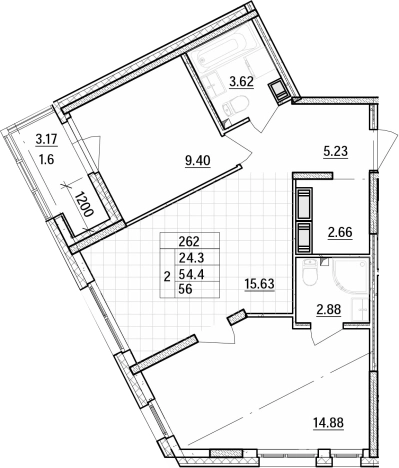 Купить трехкомнатную квартиру в районе Приморский в Санкт-Петербурге. Вариант № 1791545, 0, площадь -  квм, цена 16660000 рублей
