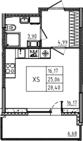 Купить квартиру в ЖК Аквилон RekaPark в Ленинградской области. Вариант № 6217425, 0, площадь -  квм, цена 4567251 рублей