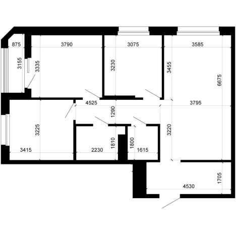 Купить трехкомнатную квартиру в ЖК "7Я" в Владивостоке. Вариант № 9768228, 1, площадь -  квм, цена 19617600 рублей