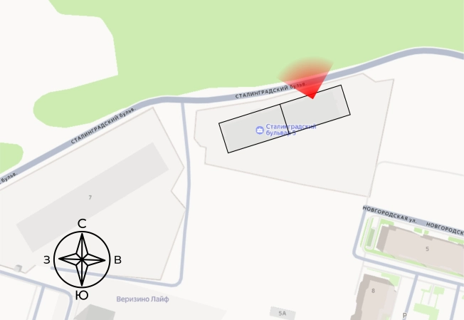 Купить двухкомнатную квартиру в новостройках в ЖК "Сталинградский бульвар, 5" в смарт-квартале VERIZINO life в Владимире. Вариант № 148473, 1, площадь -  квм, цена 6346380 рублей