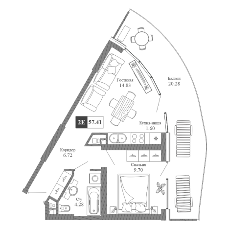 Купить квартиру в новостройках в Республике Крым. Вариант № 157650, 0, площадь -  квм, цена 20104093 рублей