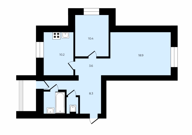 Купить квартиру на улице проспект Ленина в Владимире. Вариант № 43328, 0, площадь -  квм, цена 6800000 рублей
