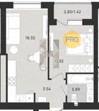 Купить квартиру в ЖК Этюд (ул. Поленова Калининград) в Калининграде. Вариант № 104394, 0, площадь -  квм, цена 3610000 рублей