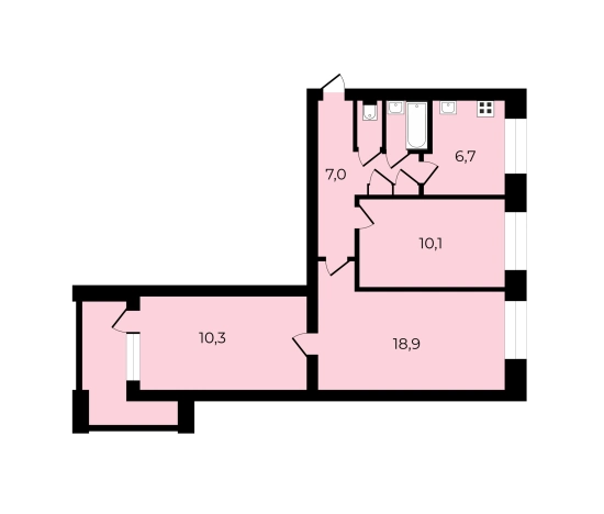 Купить квартиру на вторичке в Вологде. Вариант № 10600545, 4, площадь - квм, цена 7000000 рублей